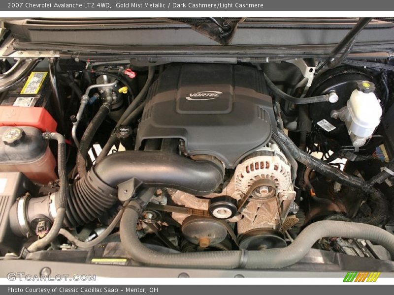 Gold Mist Metallic / Dark Cashmere/Light Cashmere 2007 Chevrolet Avalanche LTZ 4WD