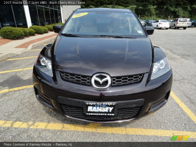 Black Cherry Mica / Sand 2007 Mazda CX-7 Sport AWD