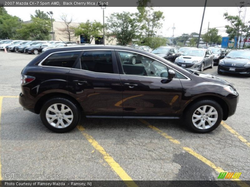 Black Cherry Mica / Sand 2007 Mazda CX-7 Sport AWD