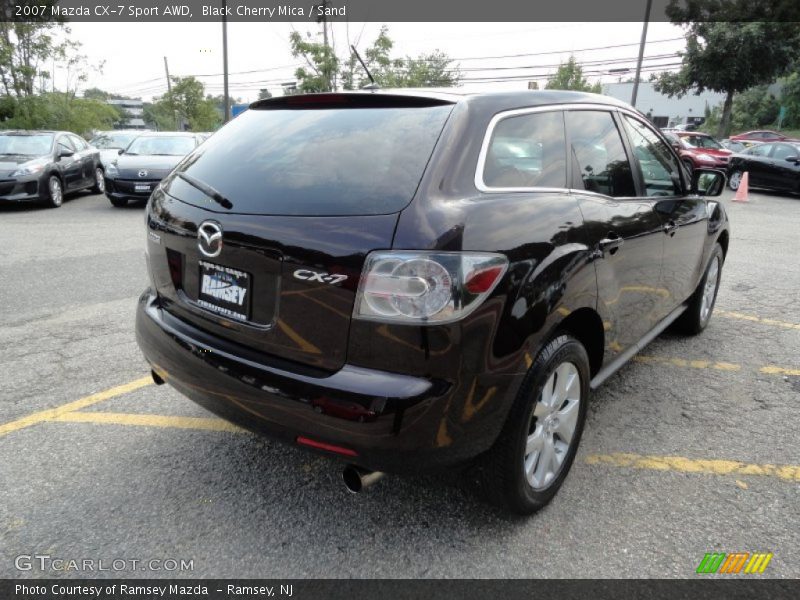 Black Cherry Mica / Sand 2007 Mazda CX-7 Sport AWD