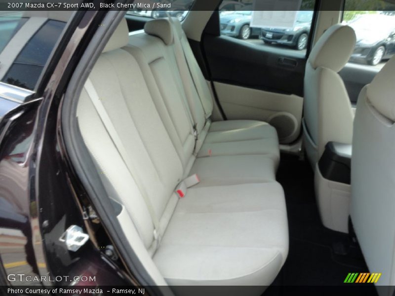 Black Cherry Mica / Sand 2007 Mazda CX-7 Sport AWD