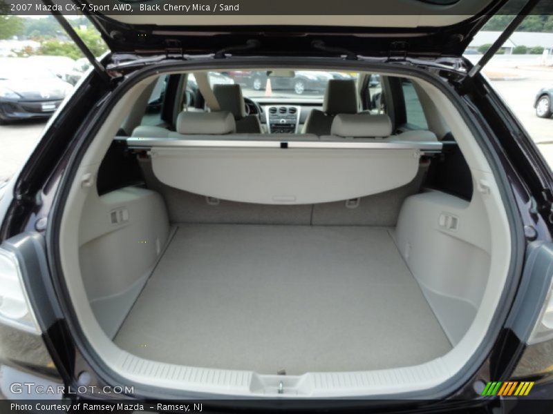 Black Cherry Mica / Sand 2007 Mazda CX-7 Sport AWD