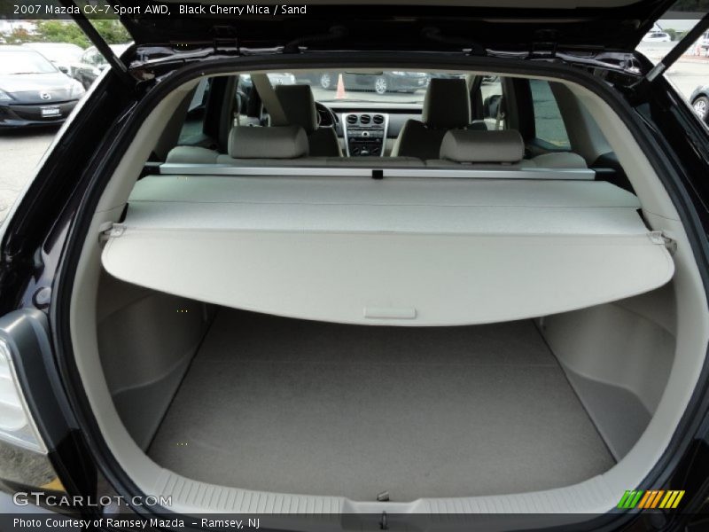 Black Cherry Mica / Sand 2007 Mazda CX-7 Sport AWD