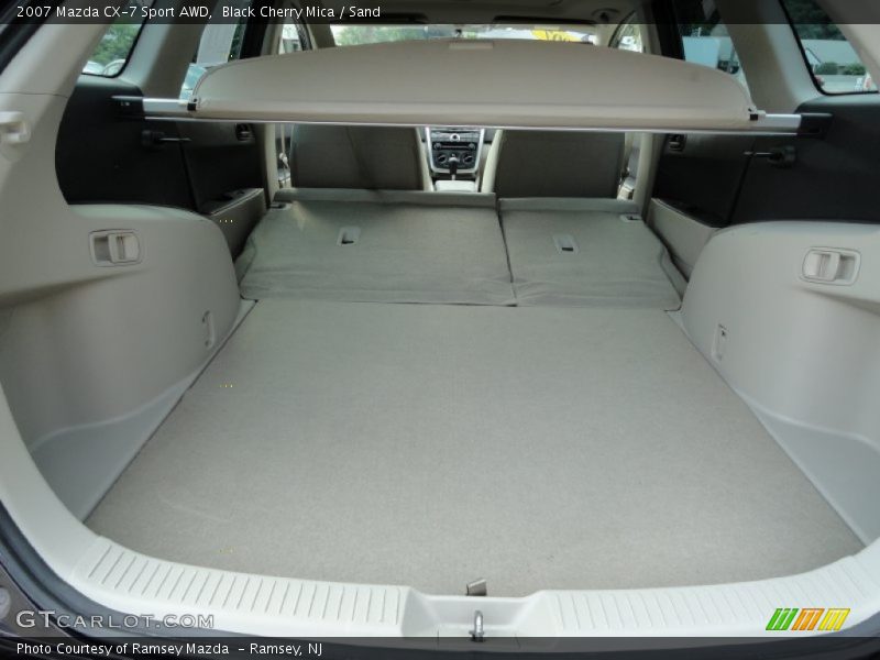 Black Cherry Mica / Sand 2007 Mazda CX-7 Sport AWD