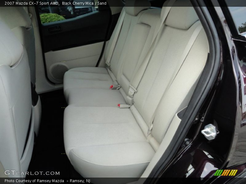 Black Cherry Mica / Sand 2007 Mazda CX-7 Sport AWD