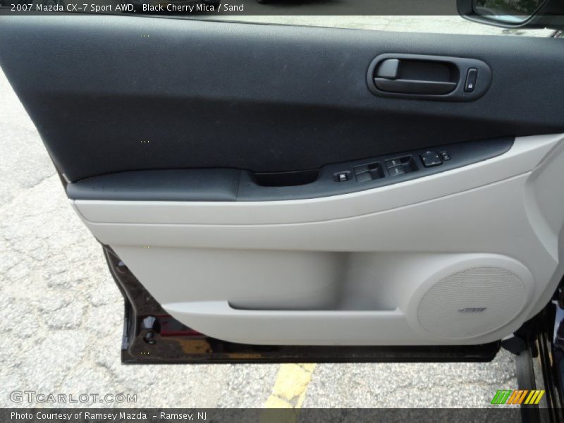 Black Cherry Mica / Sand 2007 Mazda CX-7 Sport AWD