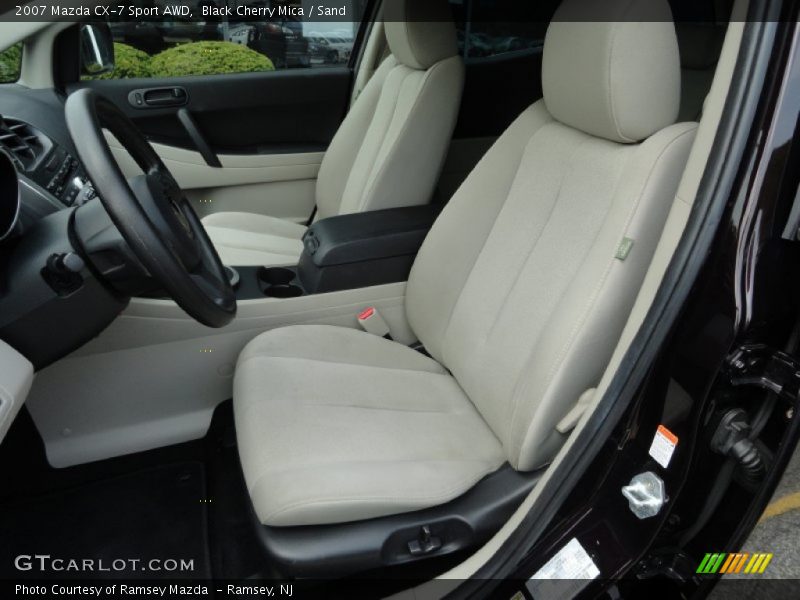 Black Cherry Mica / Sand 2007 Mazda CX-7 Sport AWD