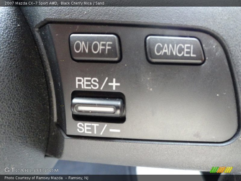 Black Cherry Mica / Sand 2007 Mazda CX-7 Sport AWD