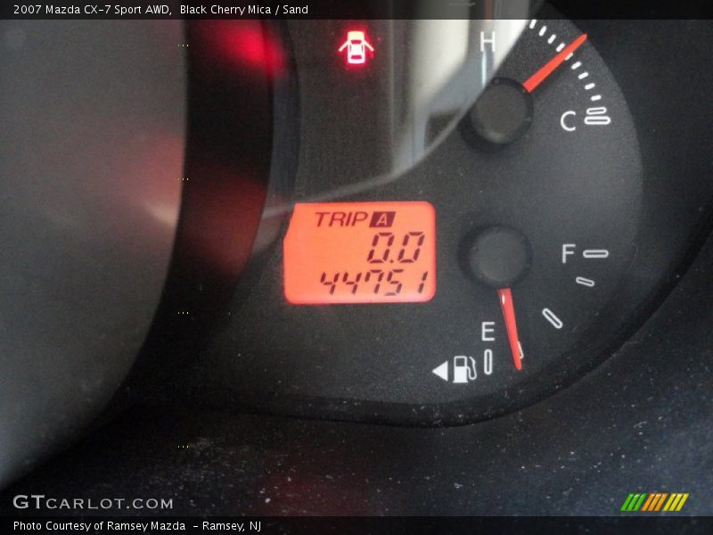 Black Cherry Mica / Sand 2007 Mazda CX-7 Sport AWD
