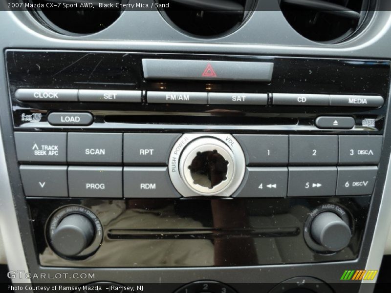 Black Cherry Mica / Sand 2007 Mazda CX-7 Sport AWD