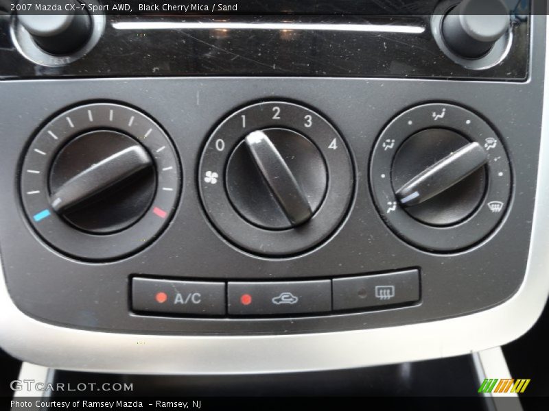 Black Cherry Mica / Sand 2007 Mazda CX-7 Sport AWD