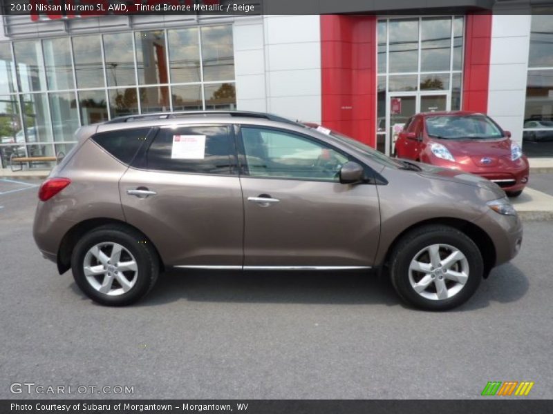 Tinted Bronze Metallic / Beige 2010 Nissan Murano SL AWD