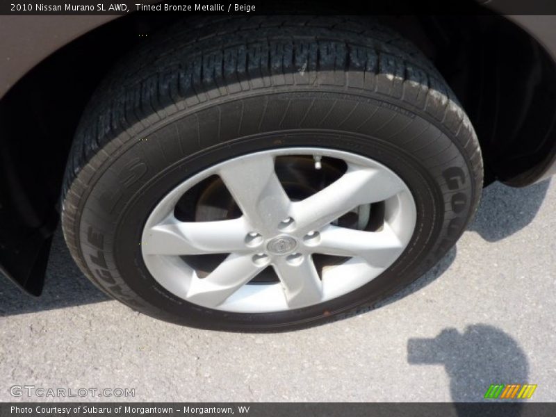 Tinted Bronze Metallic / Beige 2010 Nissan Murano SL AWD