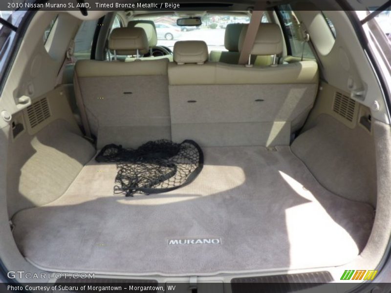 Tinted Bronze Metallic / Beige 2010 Nissan Murano SL AWD