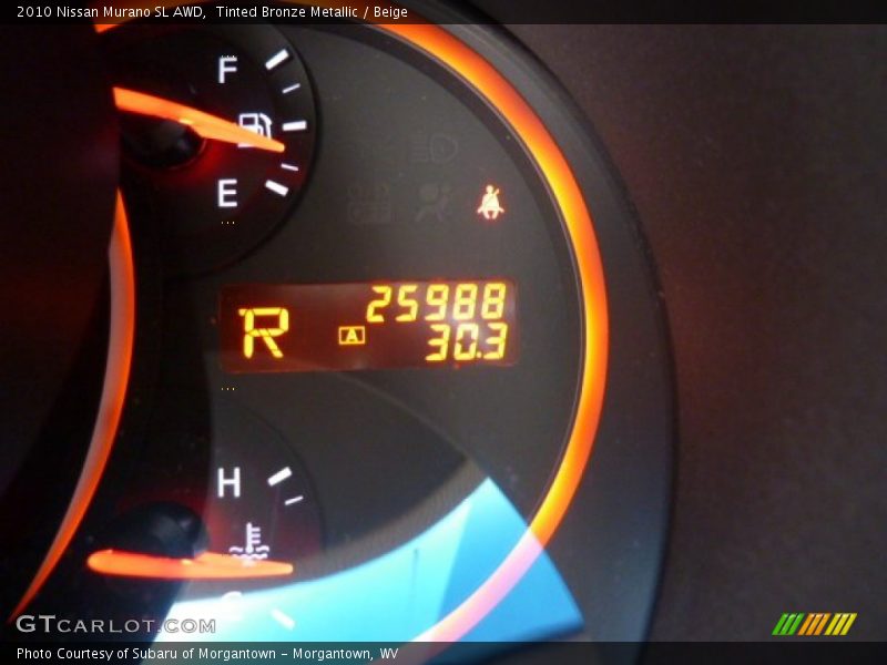 Tinted Bronze Metallic / Beige 2010 Nissan Murano SL AWD