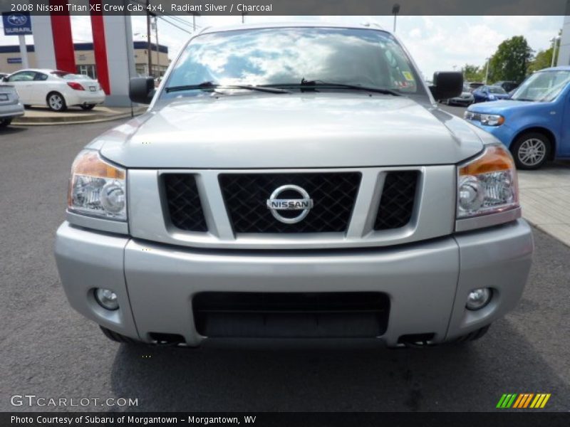 Radiant Silver / Charcoal 2008 Nissan Titan XE Crew Cab 4x4