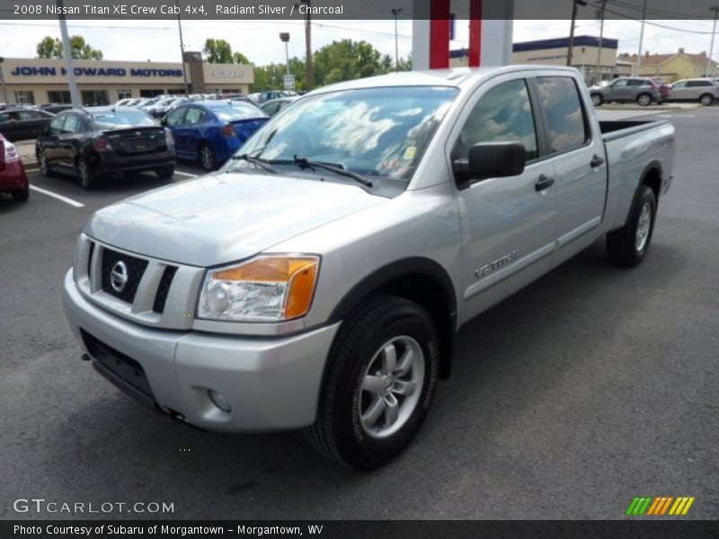 Radiant Silver / Charcoal 2008 Nissan Titan XE Crew Cab 4x4
