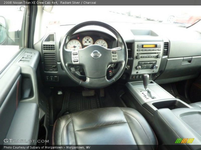 Radiant Silver / Charcoal 2008 Nissan Titan XE Crew Cab 4x4