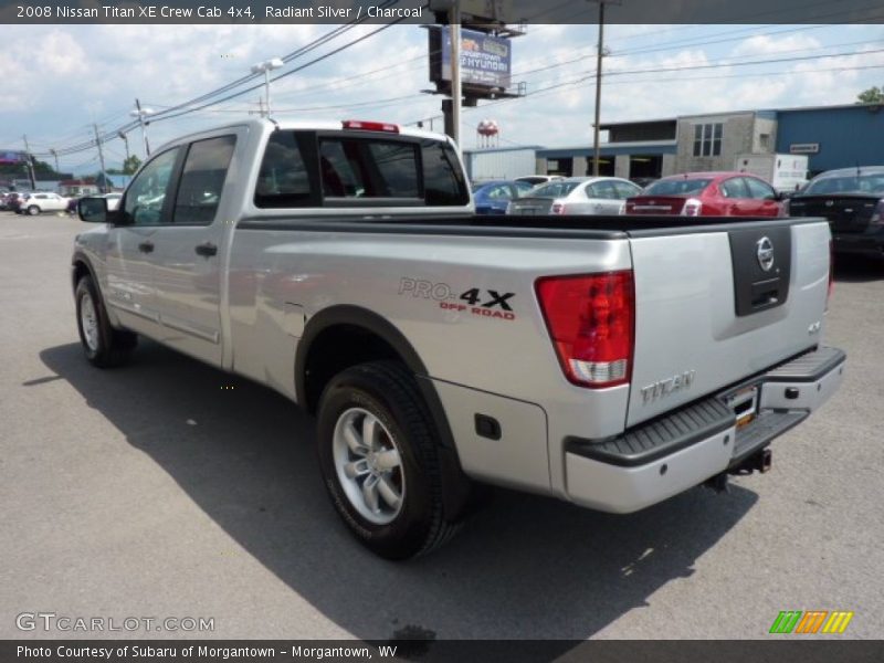 Radiant Silver / Charcoal 2008 Nissan Titan XE Crew Cab 4x4