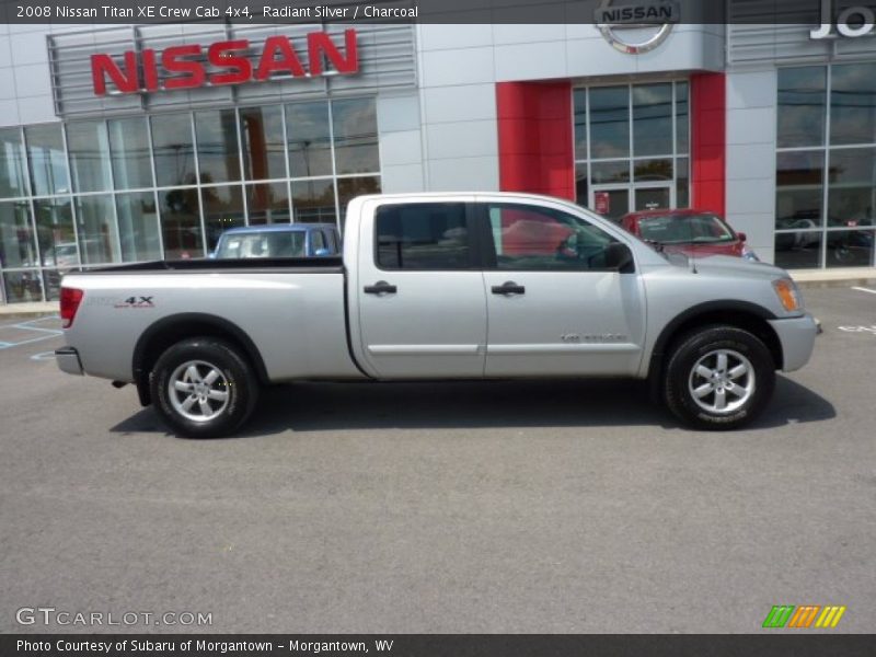 Radiant Silver / Charcoal 2008 Nissan Titan XE Crew Cab 4x4