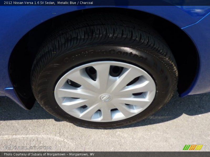 Metallic Blue / Charcoal 2012 Nissan Versa 1.6 SV Sedan