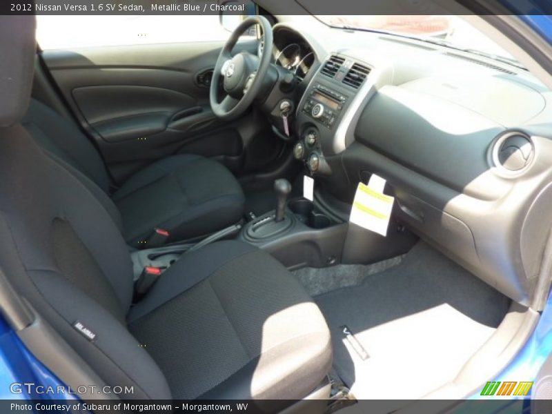 Metallic Blue / Charcoal 2012 Nissan Versa 1.6 SV Sedan