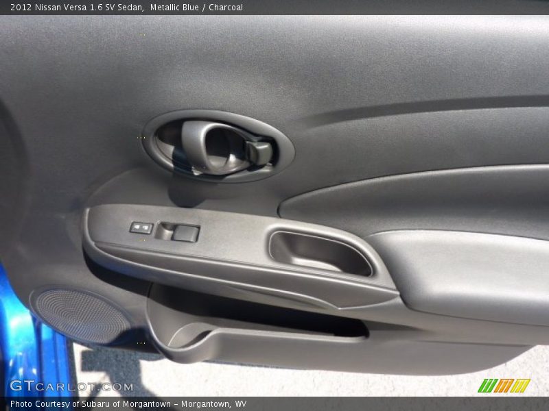 Metallic Blue / Charcoal 2012 Nissan Versa 1.6 SV Sedan