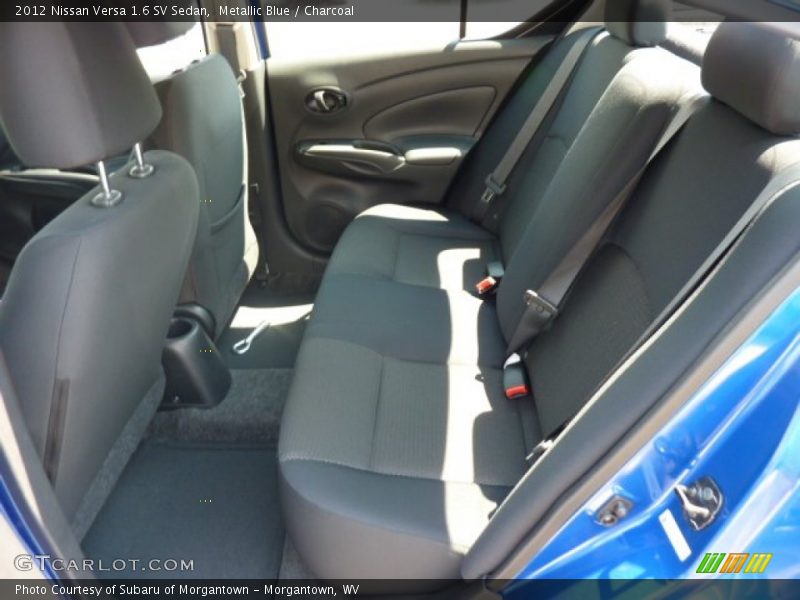 Metallic Blue / Charcoal 2012 Nissan Versa 1.6 SV Sedan