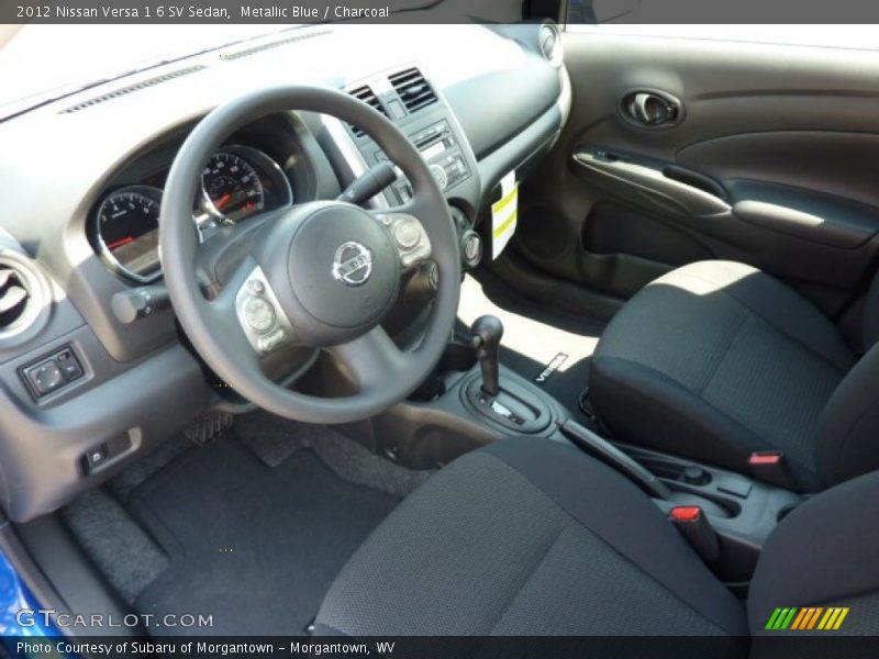 Metallic Blue / Charcoal 2012 Nissan Versa 1.6 SV Sedan