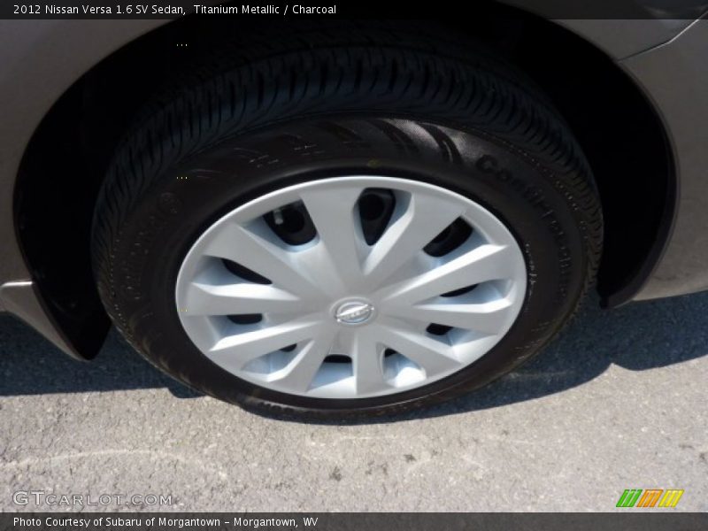 Titanium Metallic / Charcoal 2012 Nissan Versa 1.6 SV Sedan