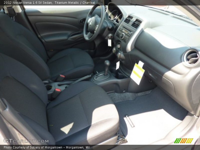 Titanium Metallic / Charcoal 2012 Nissan Versa 1.6 SV Sedan