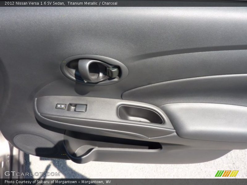 Titanium Metallic / Charcoal 2012 Nissan Versa 1.6 SV Sedan