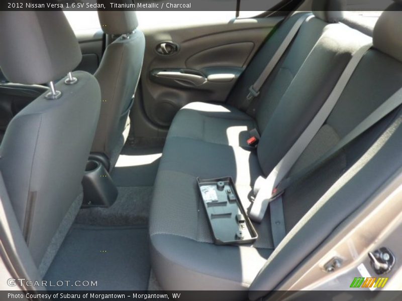 Titanium Metallic / Charcoal 2012 Nissan Versa 1.6 SV Sedan
