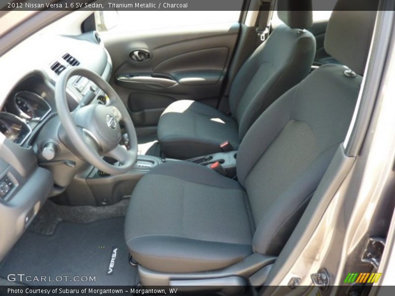 Titanium Metallic / Charcoal 2012 Nissan Versa 1.6 SV Sedan
