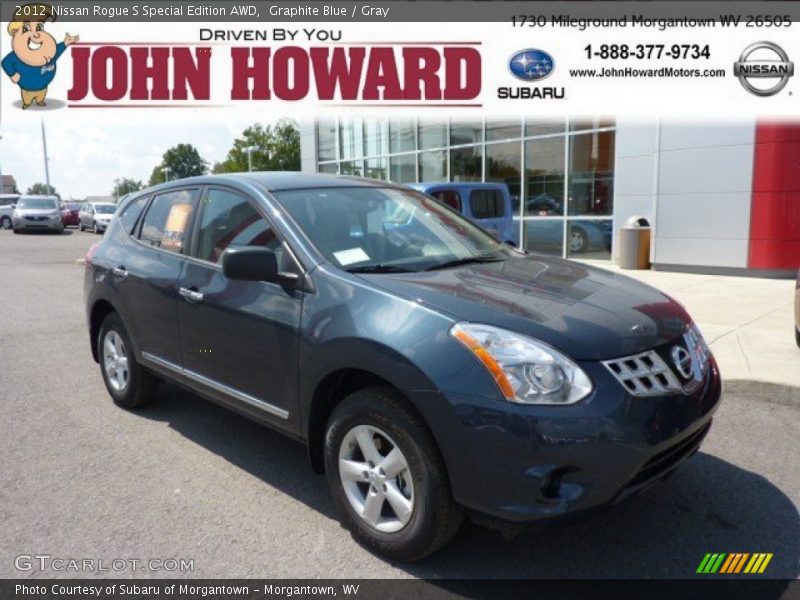 Graphite Blue / Gray 2012 Nissan Rogue S Special Edition AWD