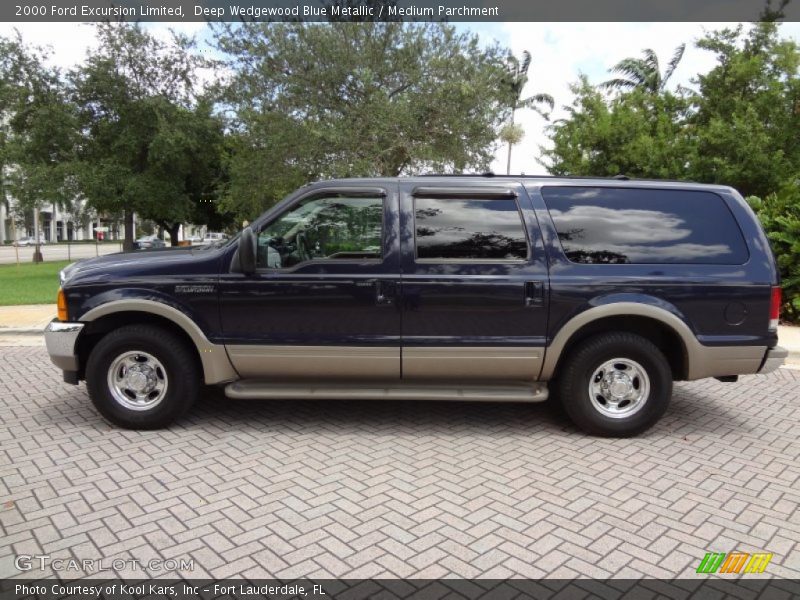  2000 Excursion Limited Deep Wedgewood Blue Metallic