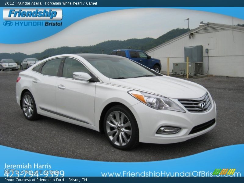 Porcelain White Pearl / Camel 2012 Hyundai Azera