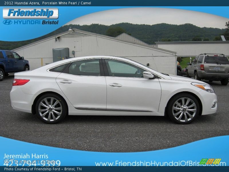 Porcelain White Pearl / Camel 2012 Hyundai Azera
