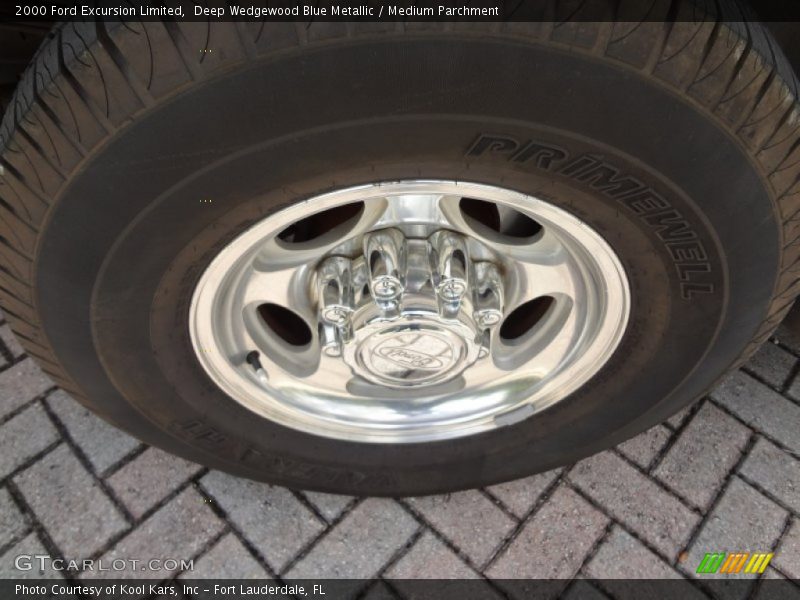 Deep Wedgewood Blue Metallic / Medium Parchment 2000 Ford Excursion Limited