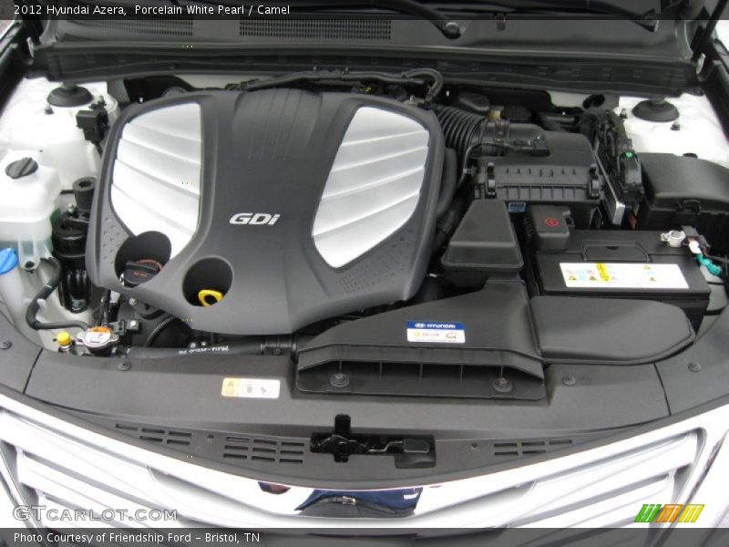 Porcelain White Pearl / Camel 2012 Hyundai Azera