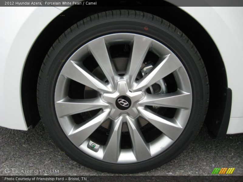 Porcelain White Pearl / Camel 2012 Hyundai Azera