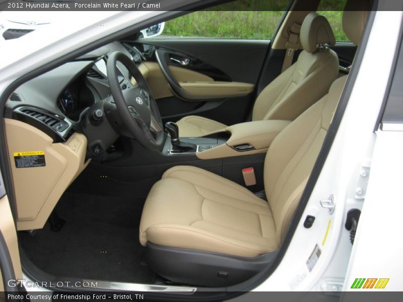 Porcelain White Pearl / Camel 2012 Hyundai Azera