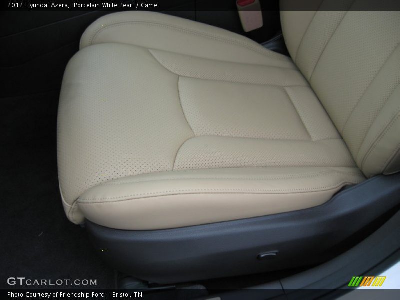 Porcelain White Pearl / Camel 2012 Hyundai Azera