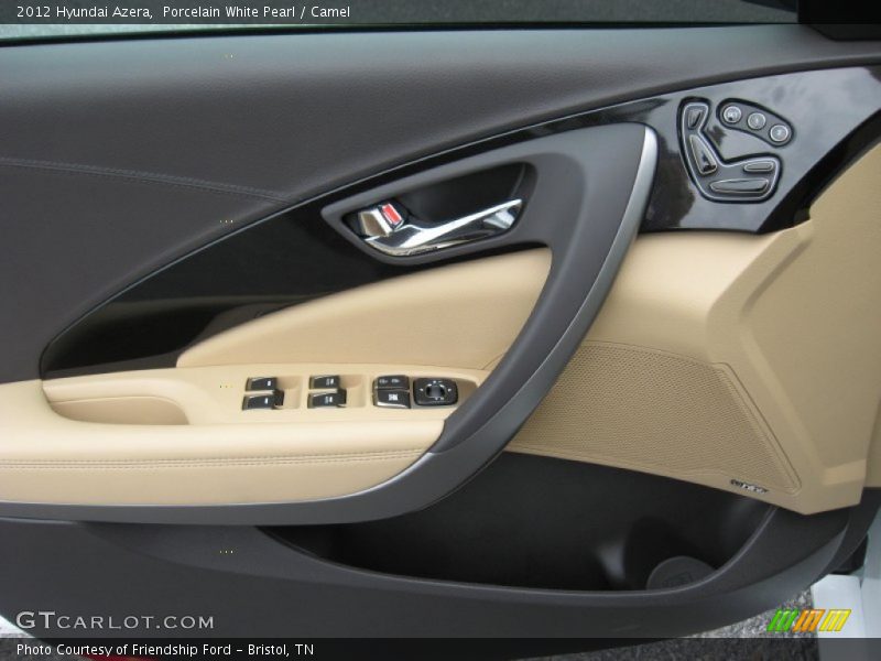 Porcelain White Pearl / Camel 2012 Hyundai Azera