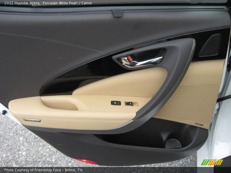 Porcelain White Pearl / Camel 2012 Hyundai Azera