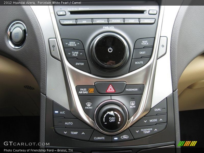 Porcelain White Pearl / Camel 2012 Hyundai Azera