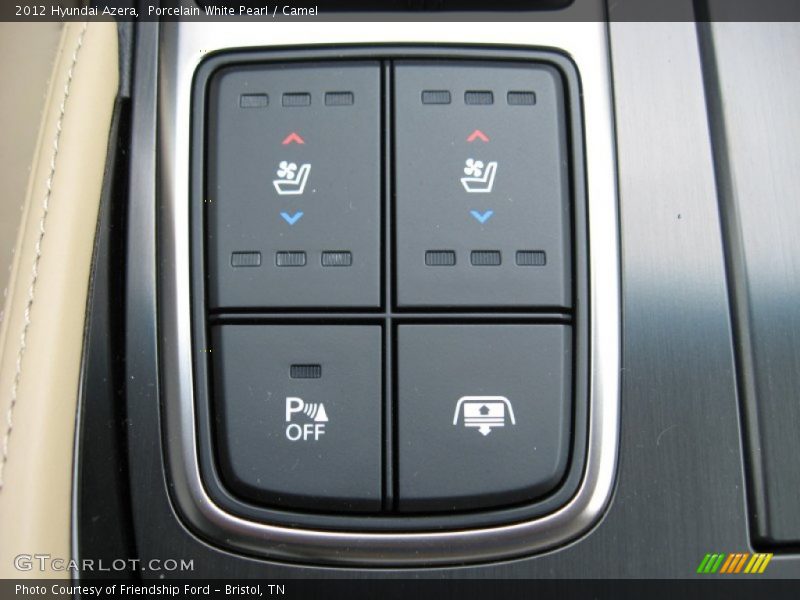 Porcelain White Pearl / Camel 2012 Hyundai Azera