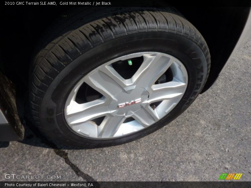 Gold Mist Metallic / Jet Black 2010 GMC Terrain SLE AWD