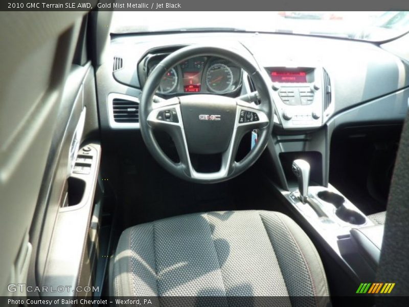 Gold Mist Metallic / Jet Black 2010 GMC Terrain SLE AWD