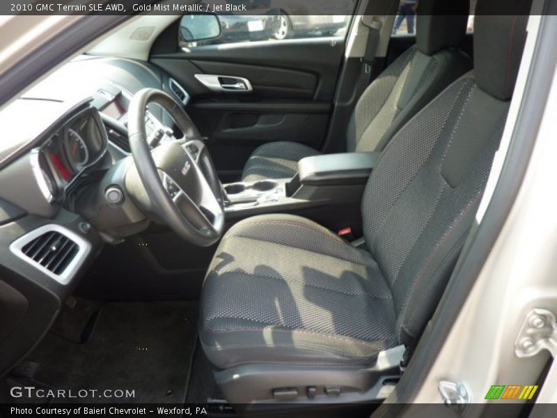 Gold Mist Metallic / Jet Black 2010 GMC Terrain SLE AWD